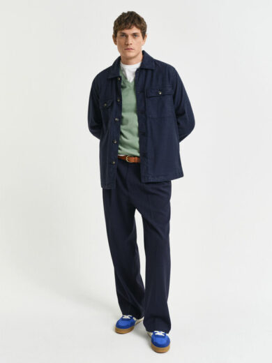 Pull col V en coton classique - GANT