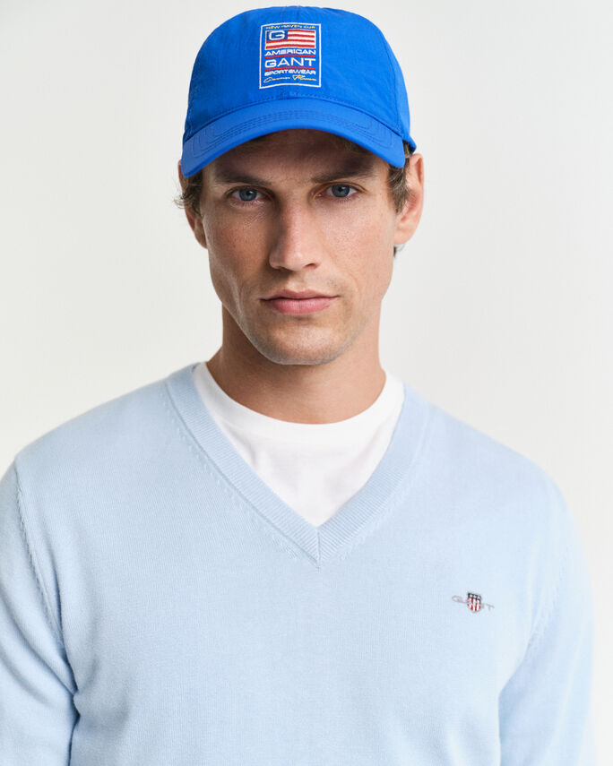Pull col V en coton classique - GANT