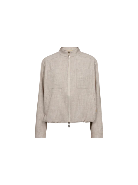 Veste beige à fermeture zippé - MOS MOSH