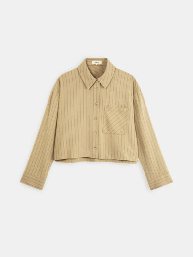 Blouse courte à rayures - SUNCOO