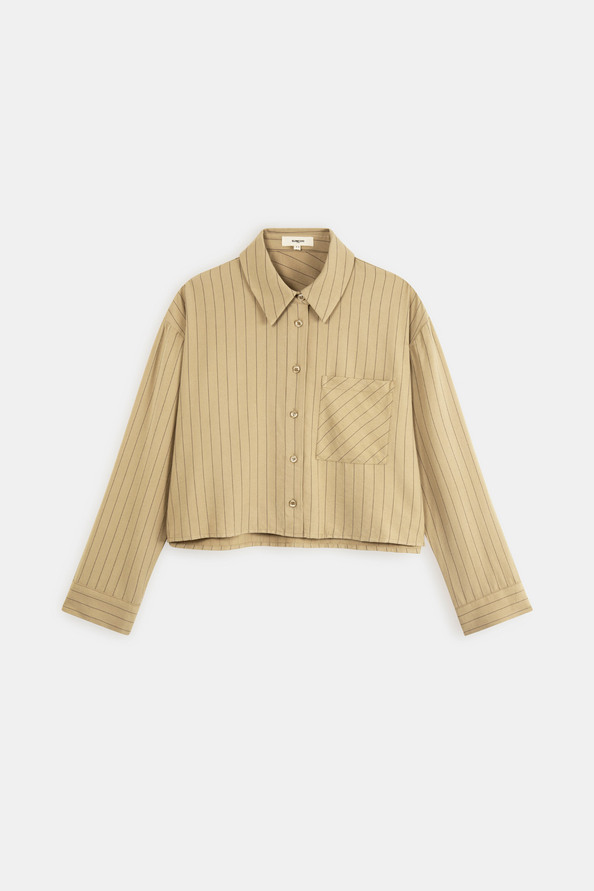 Blouse courte à rayures - SUNCOO