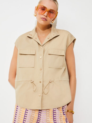 Blouse technique sans manches - SUNCOO