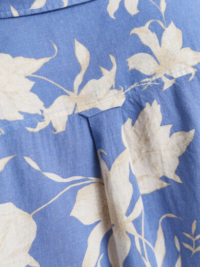 Chemise coupe regular en lin avec imprimé floral - GANT