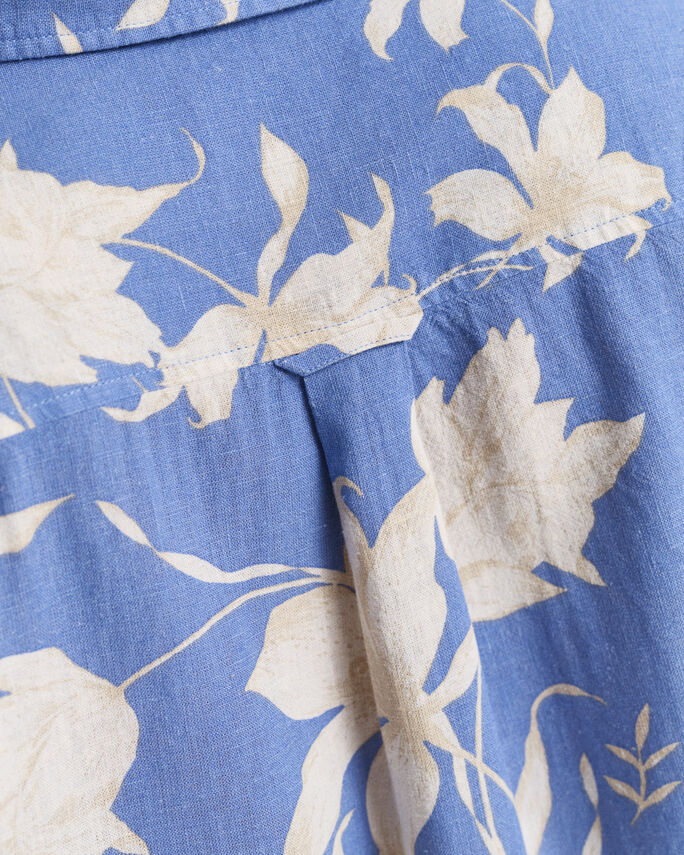 Chemise coupe regular en lin avec imprimé floral - GANT