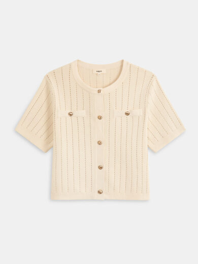 Gilet court ajouré - SUNCOO
