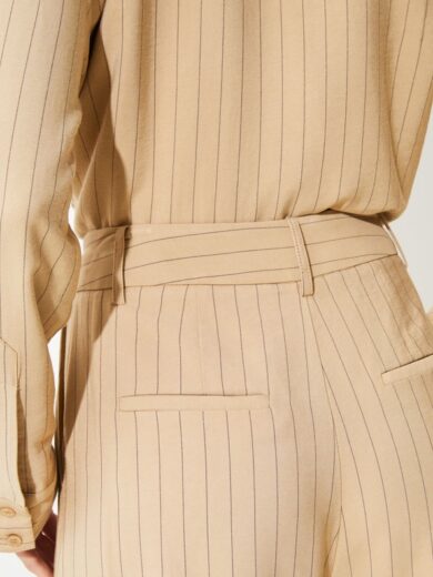 Pantalon tailleur à rayures - SUNCOO