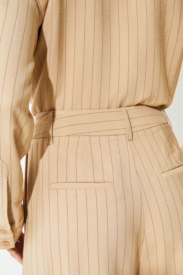 Pantalon tailleur à rayures - SUNCOO