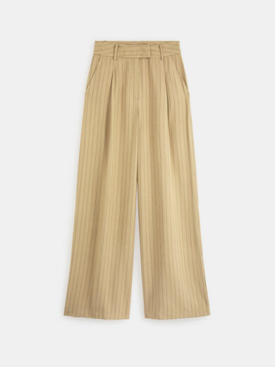 Pantalon tailleur à rayures - SUNCOO