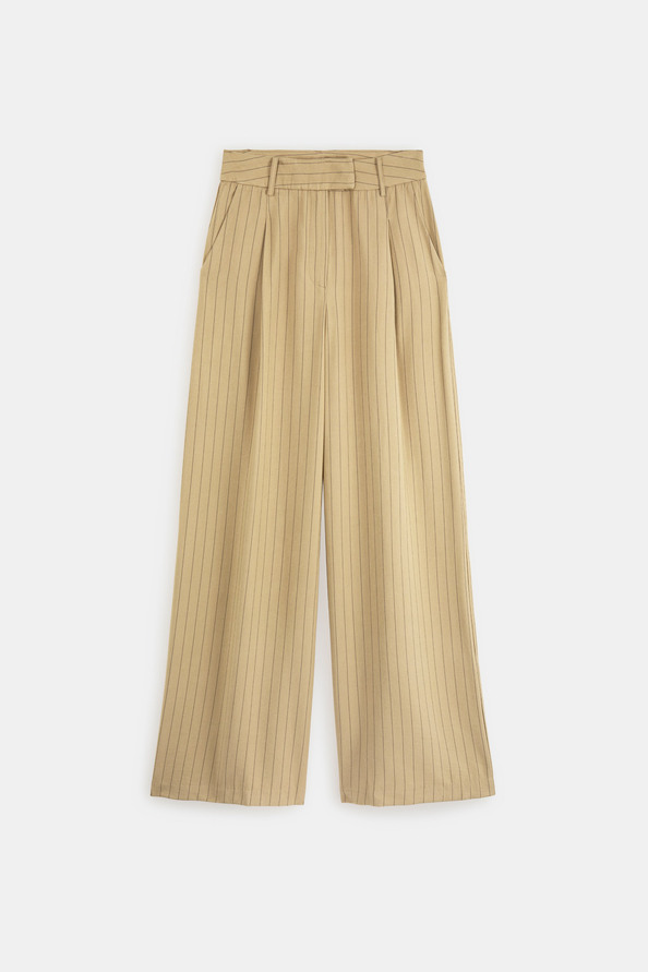 Pantalon tailleur à rayures - SUNCOO