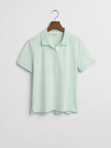 Polo en matière piquée avec col contrastant - GANT
