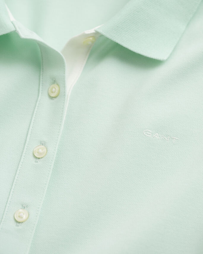 Polo en matière piquée avec col contrastant - GANT