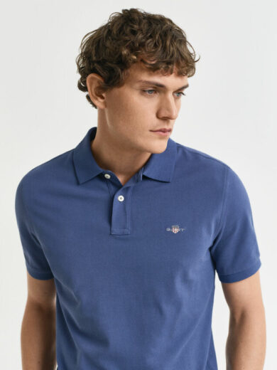 Polo regular fit en coton piqué Shield - GANT