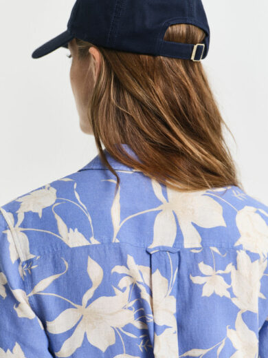 Robe-chemise en lin à imprimé floral - GANT