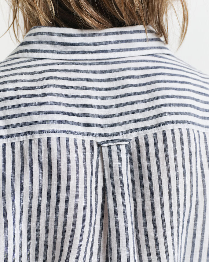 Robe-chemise en lin à rayures - GANT