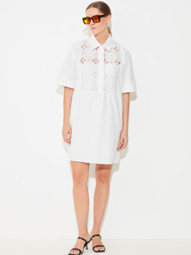Robe courte à dentelle - SUNCOO