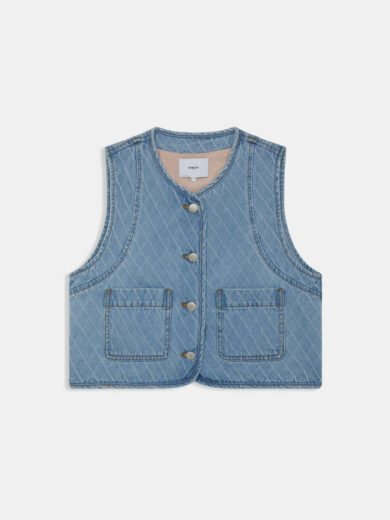 Veste courte en denim jacquard - SUNCOO