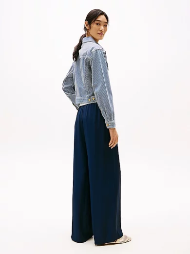 Veste oversize en denim à logo - TOMMY HILFIGER