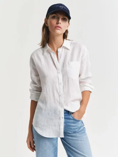 Chemise coupe décontractée en lin - GANT