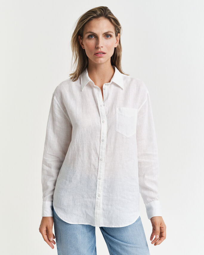 Chemise coupe décontractée en lin - GANT