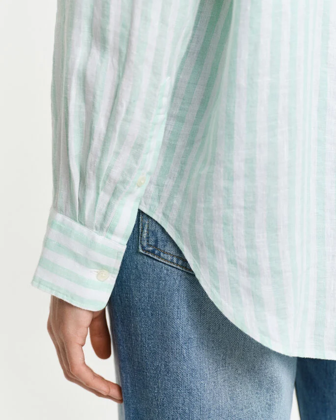 Chemise coupe décontractée en lin à rayures - GANT