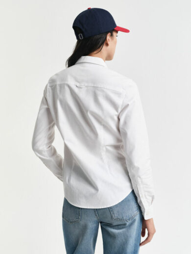 Chemise coupe slim en coton Oxford stretch - GANT