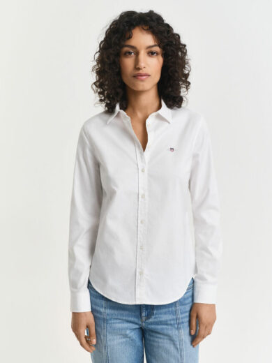 Chemise coupe slim en coton Oxford stretch - GANT