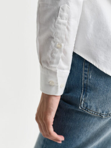 Chemise coupe slim en coton Oxford stretch - GANT