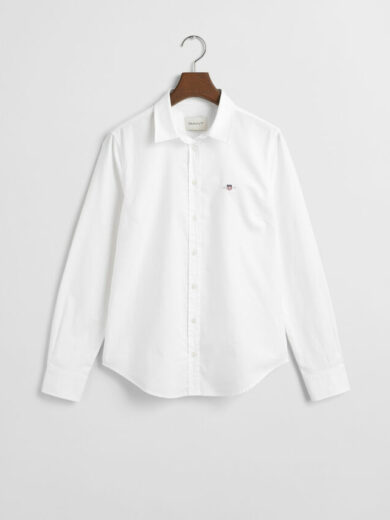 Chemise coupe slim en coton Oxford stretch - GANT