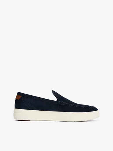 Mocassins Slip-on emblématiques en daim - TOMMY HILFIGER