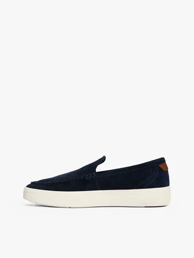 Mocassins Slip-on emblématiques en daim - TOMMY HILFIGER