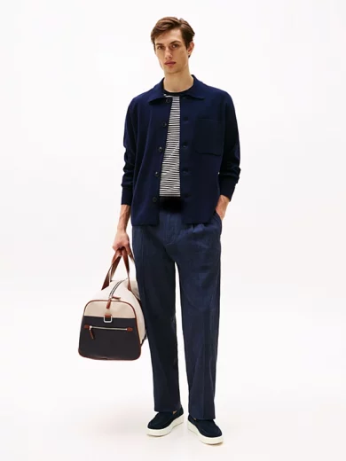 Mocassins Slip-on emblématiques en daim - TOMMY HILFIGER