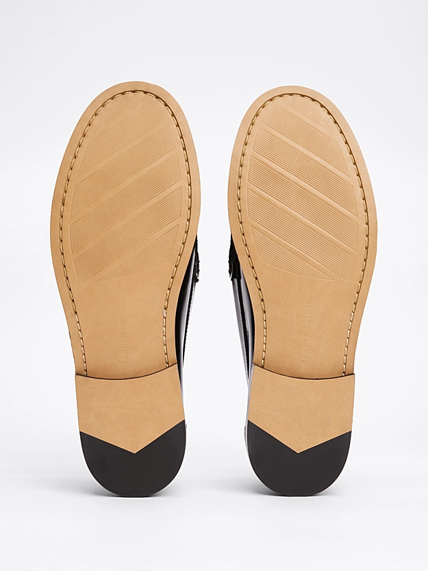 Mocassins en cuir à monogramme TH - TOMMY HILFIGER