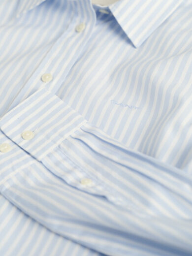 Chemise coupe regular en popeline à rayures - GANT