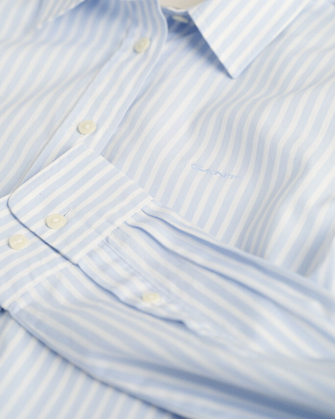 Chemise coupe regular en popeline à rayures - GANT