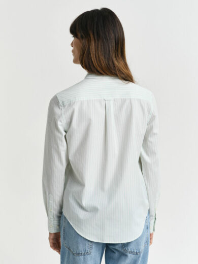 Chemise coupe regular en popeline à rayures - GANT
