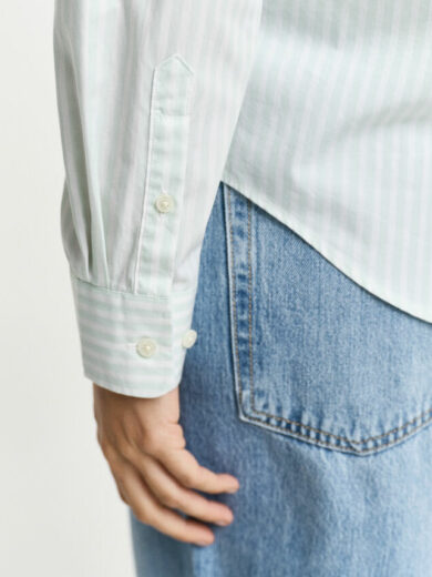 Chemise coupe regular en popeline à rayures - GANT