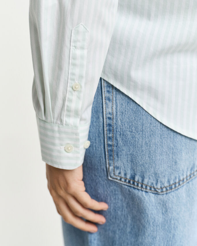 Chemise coupe regular en popeline à rayures - GANT