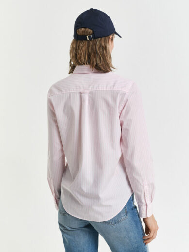 Chemise coupe regular en popeline à rayures - GANT