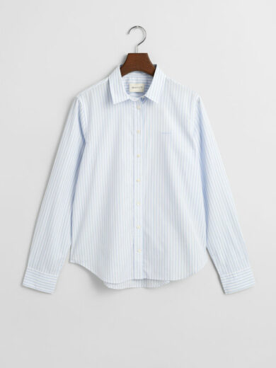 Chemise coupe regular en popeline à rayures - GANT