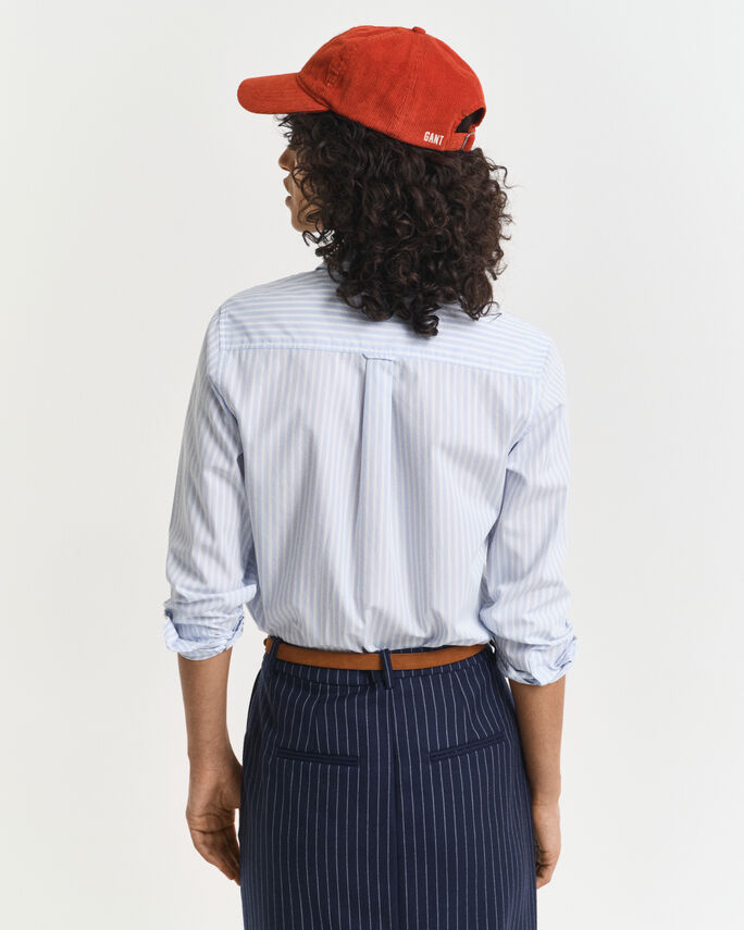 Chemise coupe regular en popeline à rayures - GANT