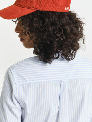 Chemise coupe regular en popeline à rayures - GANT