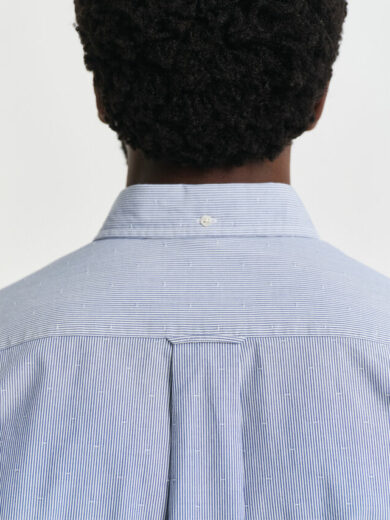 Chemise coupe regular à rayures et à pois dobby - GANT