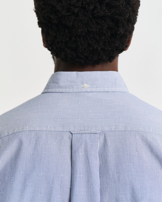 Chemise coupe regular à rayures et à pois dobby - GANT
