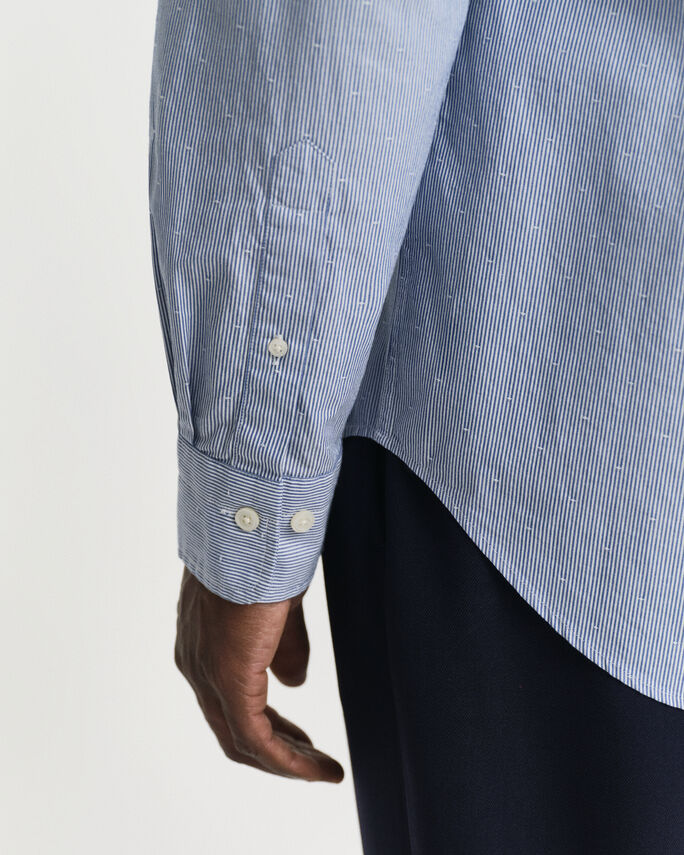 Chemise coupe regular à rayures et à pois dobby - GANT