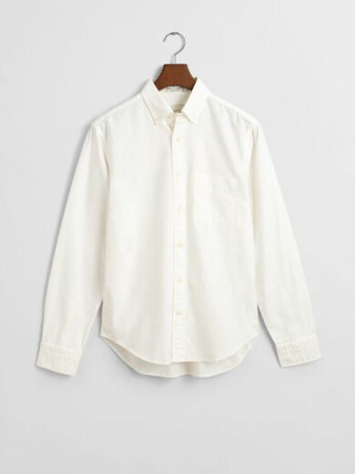 Chemise regular fit en coton Oxford