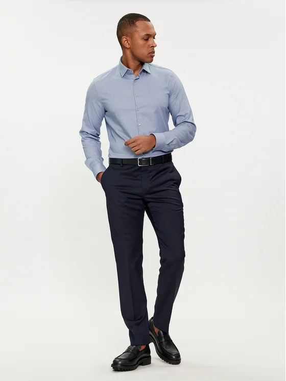 Chemise slim fit bleu - CALVIN KLEIN