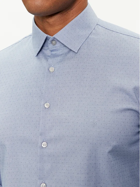 Chemise slim fit bleu - CALVIN KLEIN