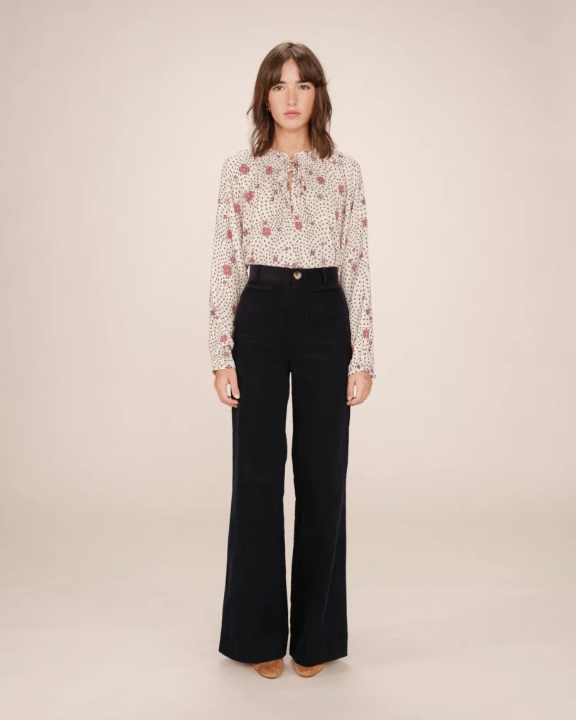 Blouse manches longues imprimé floral SCARLETT - Grace&Mila