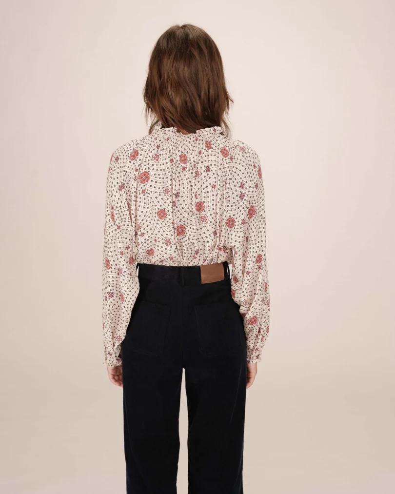 Blouse manches longues imprimé floral SCARLETT - Grace&Mila