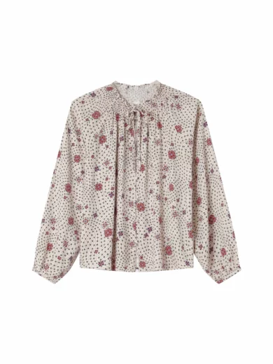 Blouse manches longues imprimé floral SCARLETT - Grace&Mila